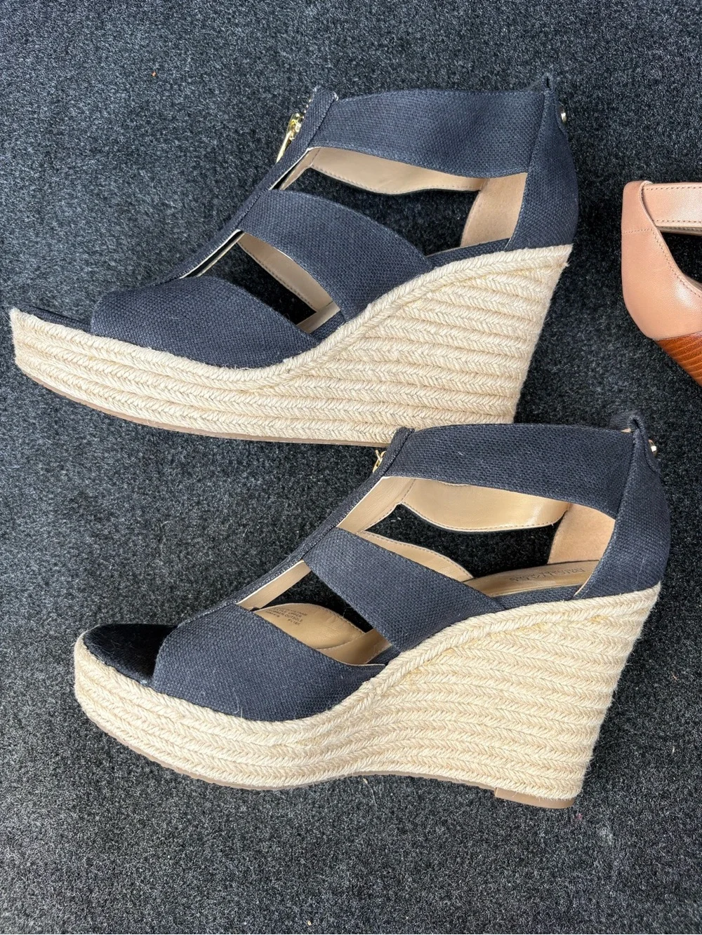 Michael Kors Bundle: Berkley Platform Sandals & Espadrille Wedges Size 10